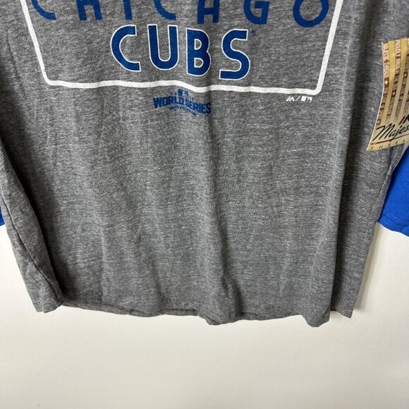 2016 Chicago cubs World‎ Series 3/4 sleeve t-shirt men’s large NWT - Picture 3 of 6